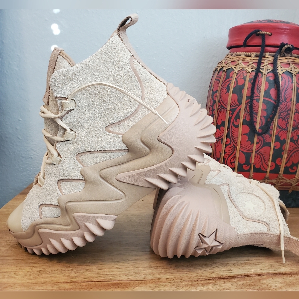 NEW RARE Converse X Shai Gilgeous Alexander Cx Motion Hi Oatmilk  M8.5W10 - Picture 3 of 16
